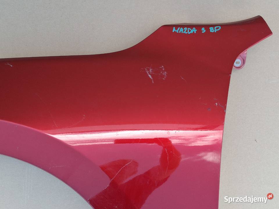 MAZDA 3 BP 19 BŁOTNIK LEWY PRZÓD LEWY PRZEDNI lubuskie