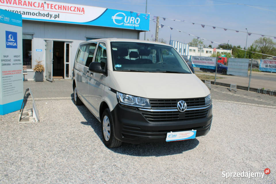 Volkswagen Transporter 9 miejscowy netto 105 diesel mazowieckie Warszawa