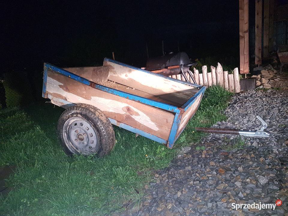 Traktorek sam silnik maluch 126p przyczepka i Krosno