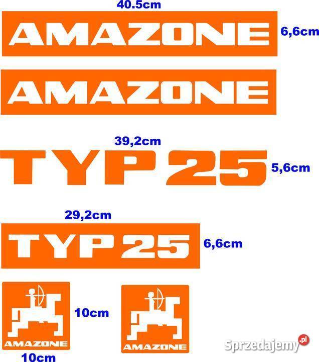Naklejki Amazone typ 25 Jeżewo