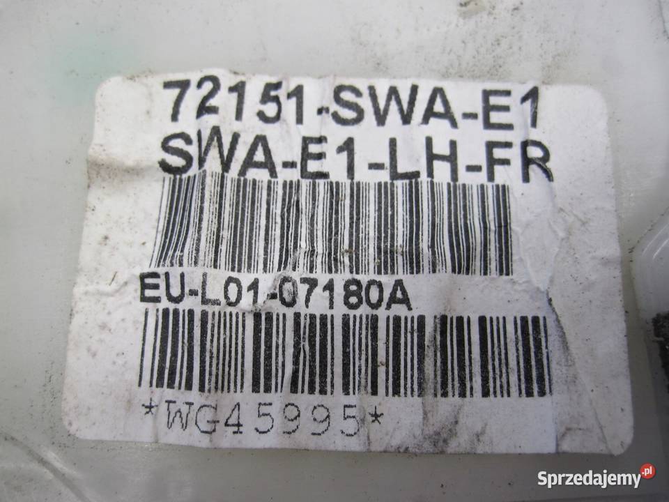 HONDA CRV III 09r zamek drzwi lewy przód osobowe