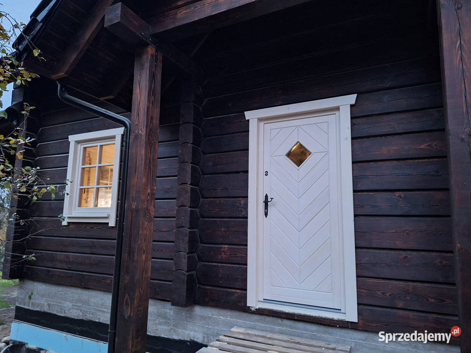 Drzwi Drewniane Wejściowe Zewnętrzne Retro 1 Raba Niżna