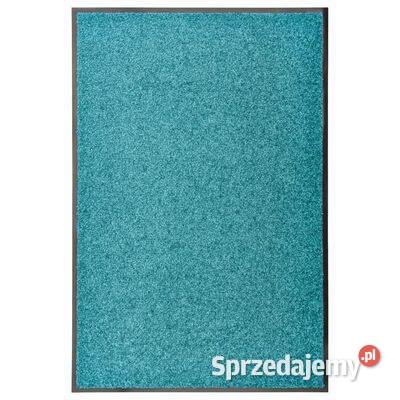 vidaXL Wycieraczka z możliwością prania cyjan 60