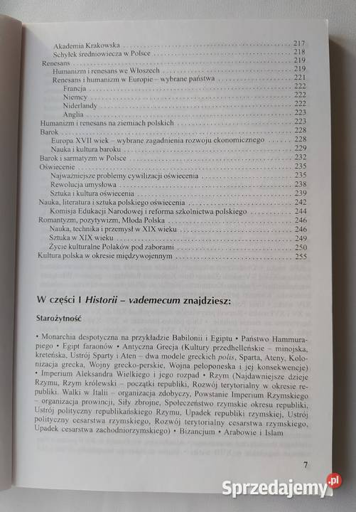 HISTORIA vademecum szkoła średnia część 2 Rok wydania 1999 podlaskie Hajnówka