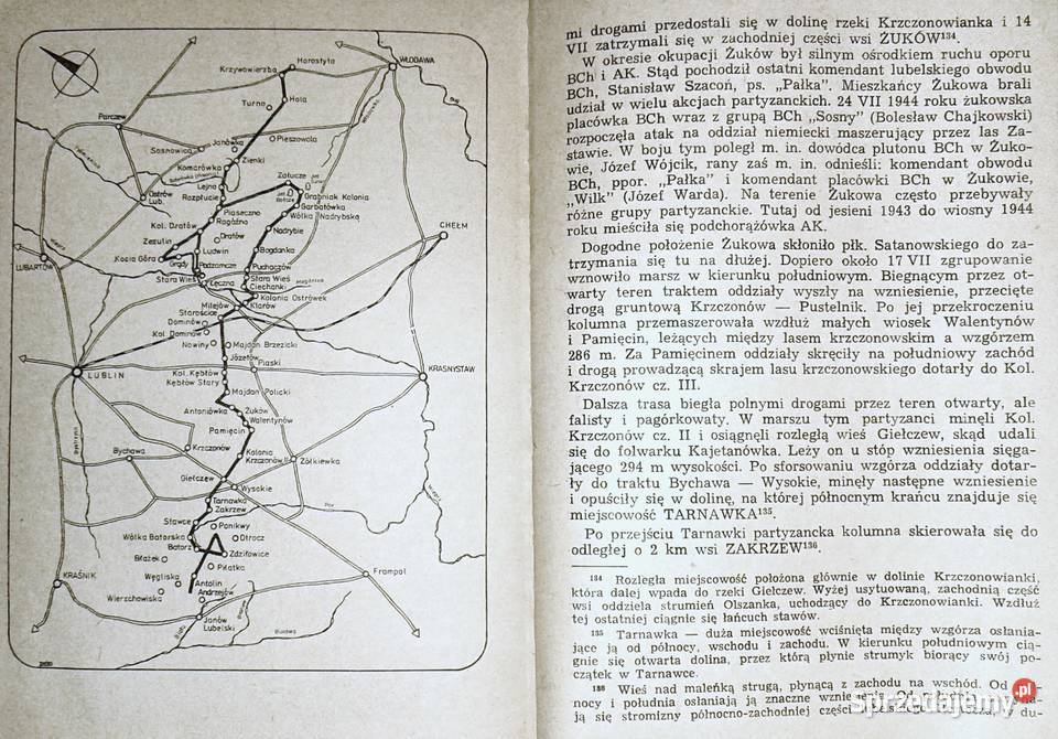 Rajdy partyzanckie w lubelskiem 19431944 Leszek Chełm sprzedam