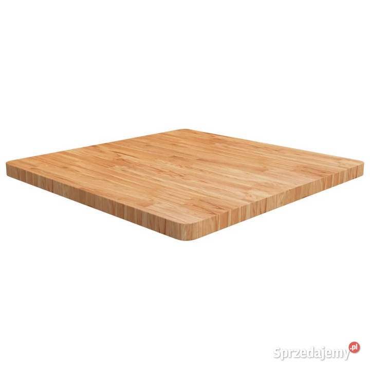 Kwadratowy blat do stolika jasnobrązowy 80x80x4 Warszawa