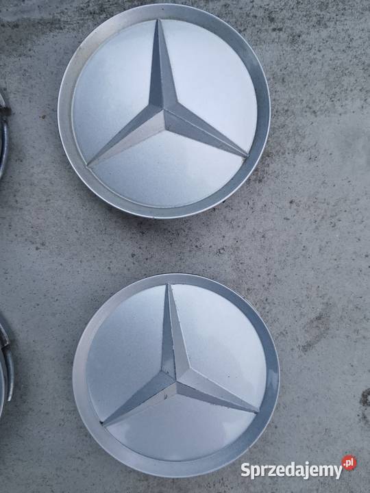 Komplet oryginalnych dekielków Mercedes śląskie Sławniów