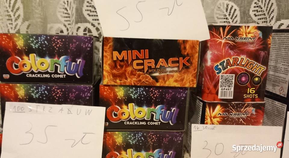 Spszesam sylwestrowe fajerwerki Nowa Karczma