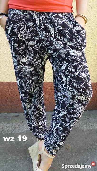 Alladyny szerokie spodnie przewiewne uniwersal Olkusz