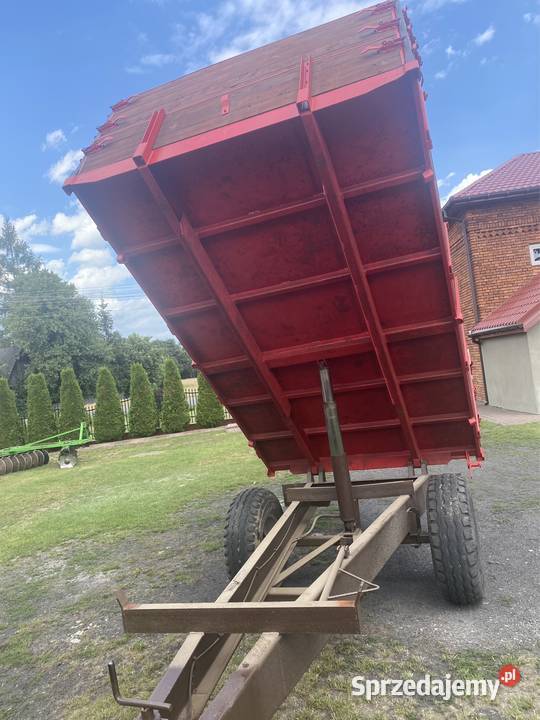 Przyczepa jednoosiowa wywrotka