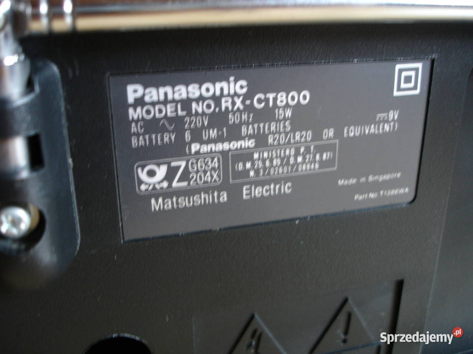 Radiomagnetofon PANASONIC RXCT800 Zielona Góra