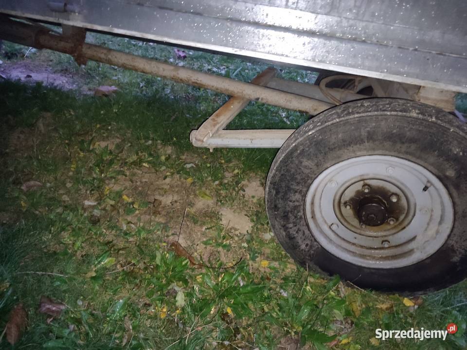 Przyczepa dwuosiowa wóz nieuszkodzony małopolskie Cianowice