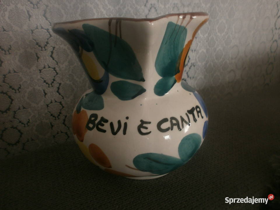 Dzbanek malowany ceramika