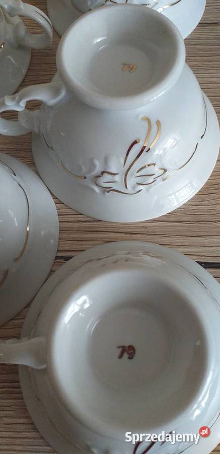 Porcelanowe filiżanki prl Przedbórz