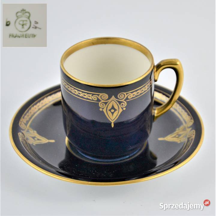 Filiżanka demitasse Fraureuth Saksonia 18991926 Warszawa