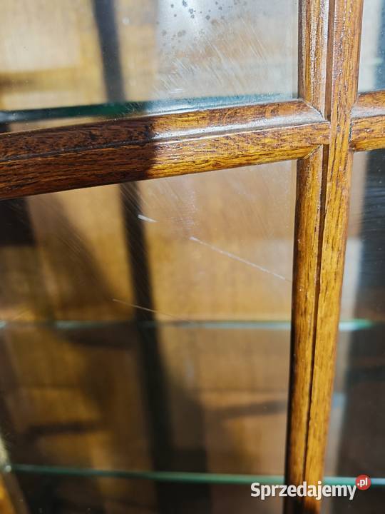 Dębowa witryna przeszklona Dom i Ogród Sandomierz