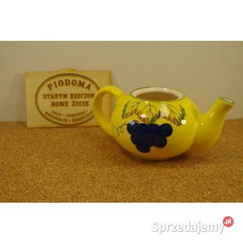 Ceramiczny dzbanek Winogrona dekoracja w stylu