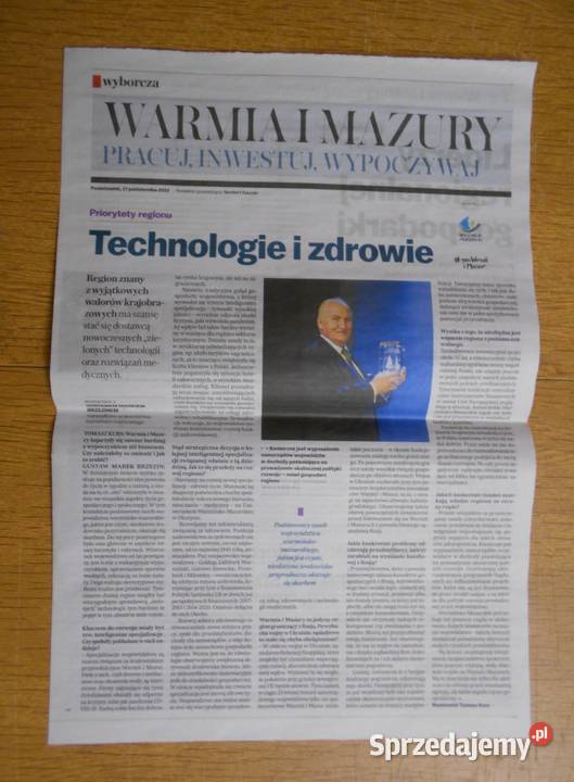 Warmia i Mazury zdrowe życie czysty zysk G Parczew