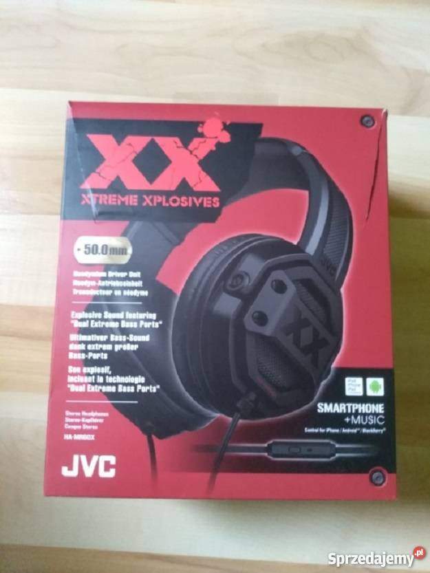 Słuchawki nauszne JVC HAMR60X Xtreme Xplosives dolnośląskie Wrocław sprzedam