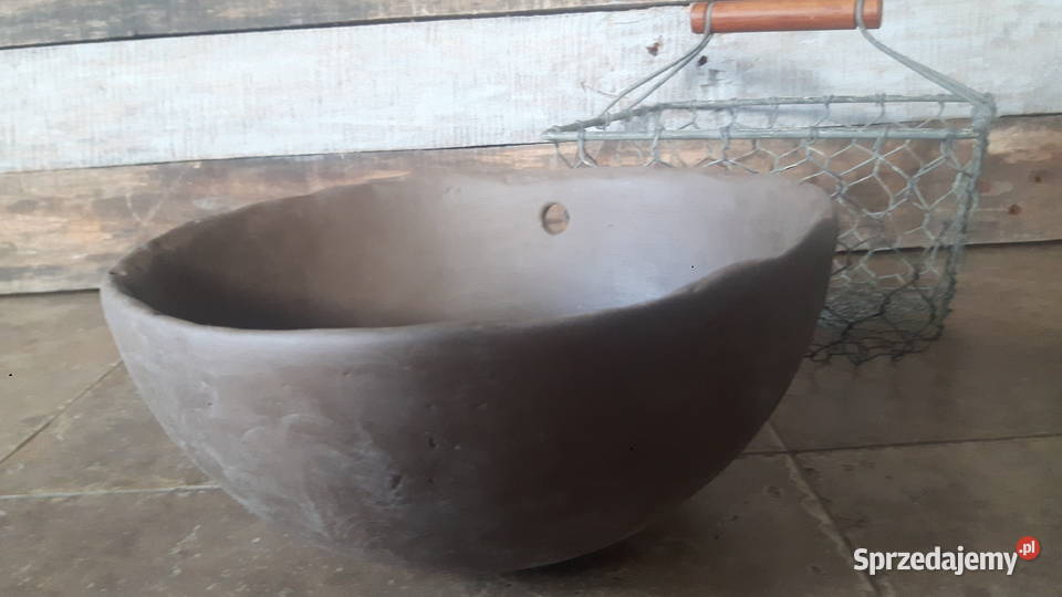 Misa ceramiczna ręcznie wykonana z gliny Otwock sprzedam