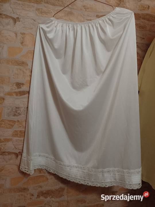 4XL5XL Biała półhalka pod spódnicę z Londynu Kraków