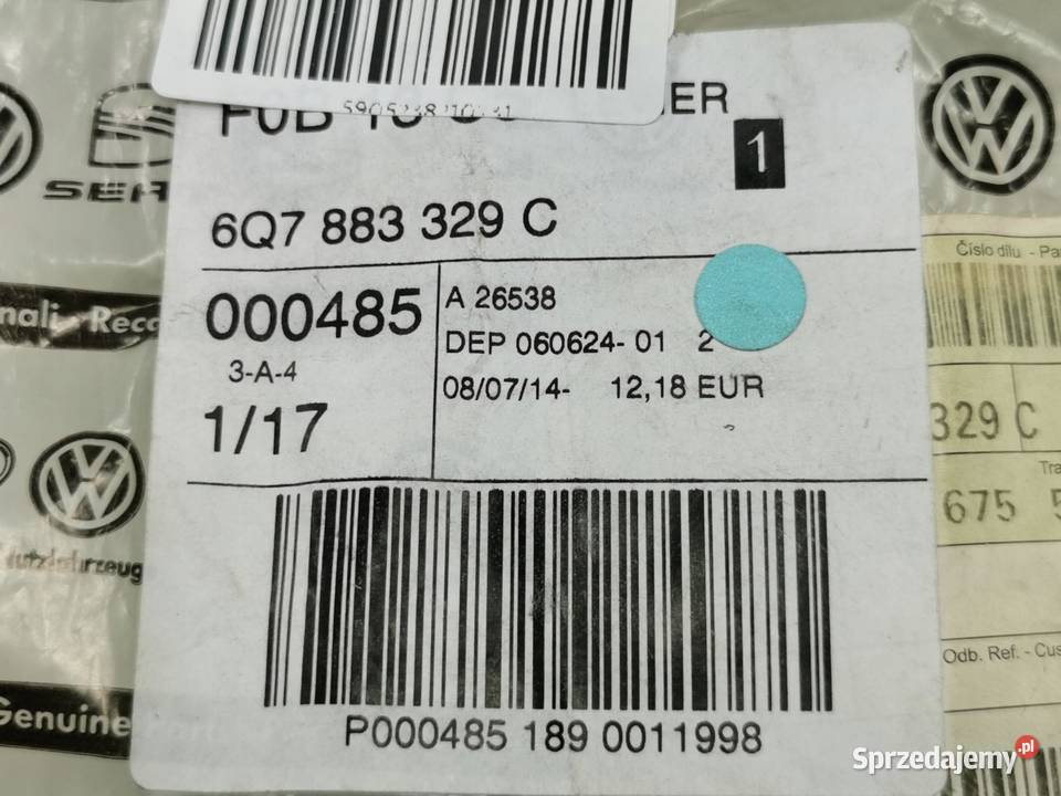 DŹWIGNIA UCHWYT SKODA ROOMSTER 20062015 NOWA