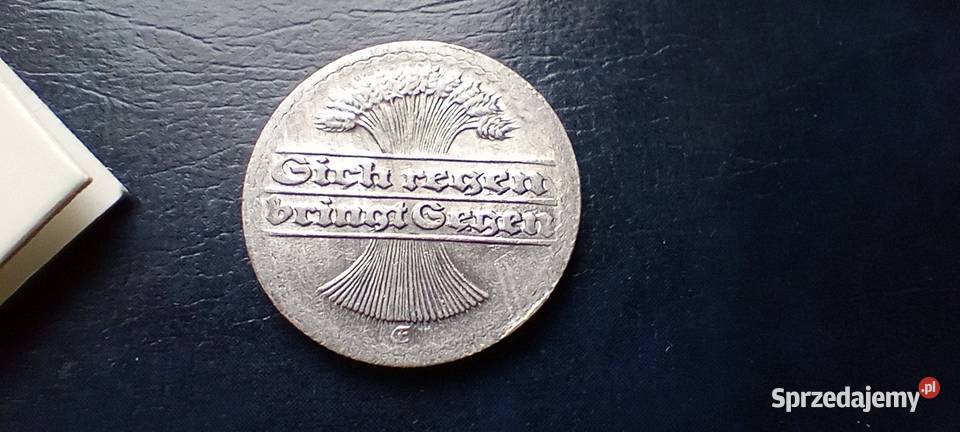 Stare monety 50 fenig 1920 Niemcy Lesko