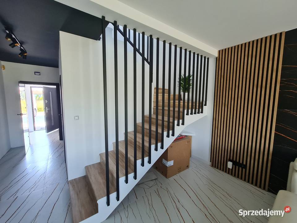 Balustrada Harfowa LOFT Lamele Stalowe pod Balustrady i barierki pomorskie Sierakowice