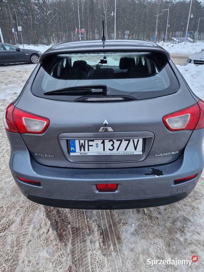 Mitsubishi Lancer Mitsubishi Lancer 2008 18 143 Rok produkcji 2008 mazowieckie Mława