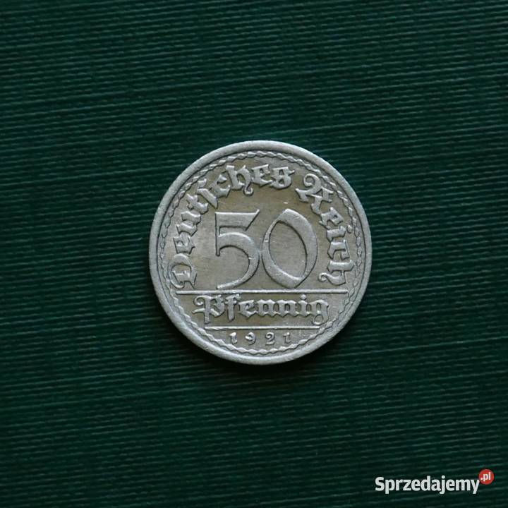 NIEMCY Niemcy 50 fenigów 1921r Gliwice