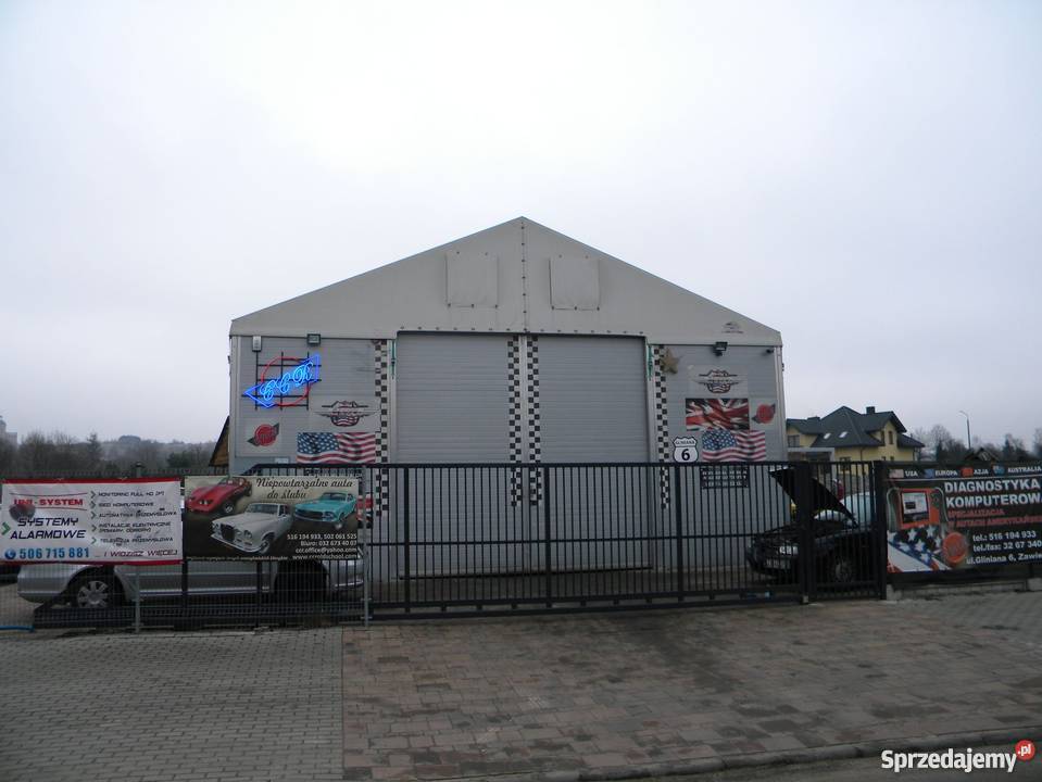Hala namiotowa 200 m2 Zawiercie