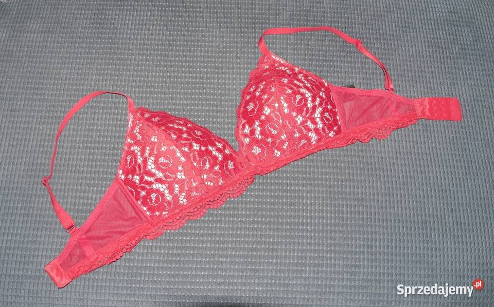 HM piękny biustonosz koronka 75D