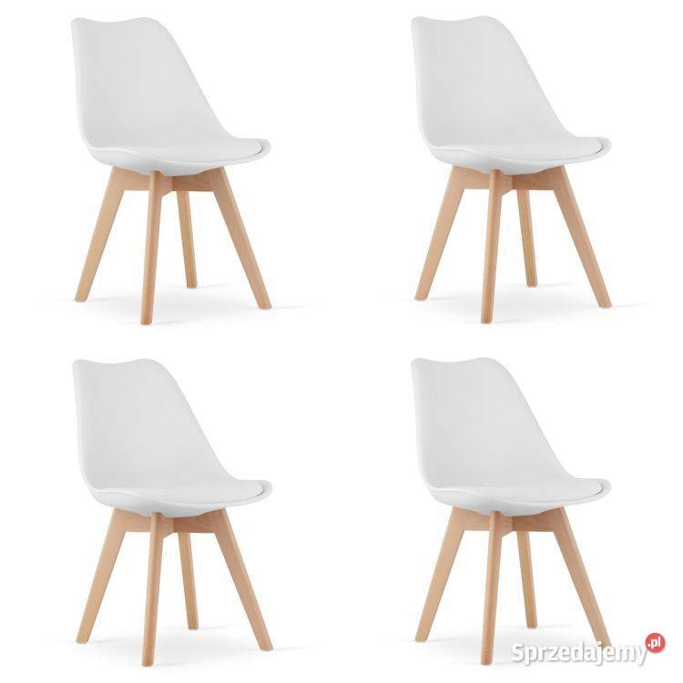 Zestaw czterech krzeseł Białe Bielsk Podlaski