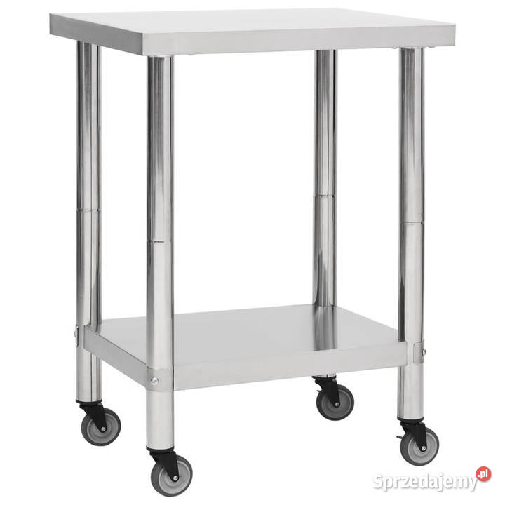 Kuchenny stół roboczy na kółkach 80x45x85 stal Warszawa sprzedam