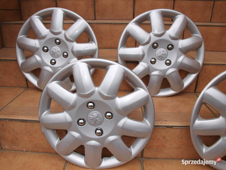 Pełgeot kołpaki 15 oryginalne komplet 4 sztuki Kalisz