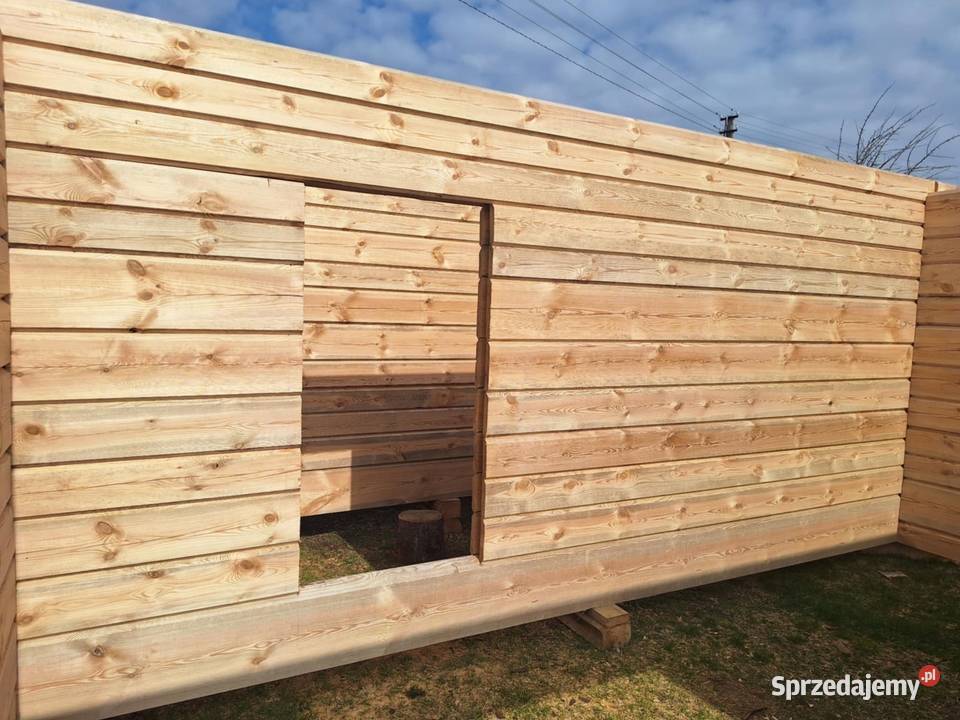 Sauna z bali budynek Tradycyjna dynia na wymiar Puńsk