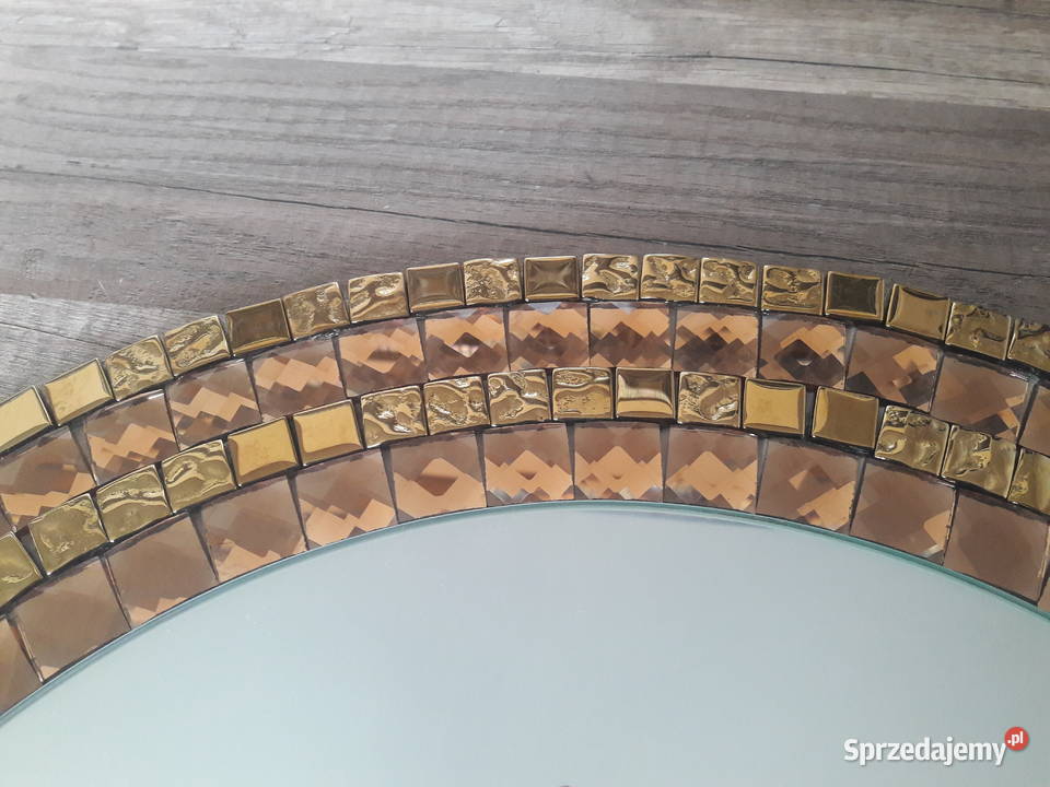 Lustro okrągłe srebrna złota rama 50 60 70 80 90 podkarpackie Przemyśl sprzedam