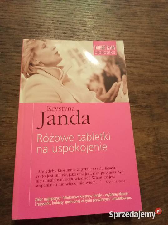 Różowe tabletki na uspokojenie Janda Rok wydania 2002 Warszawa