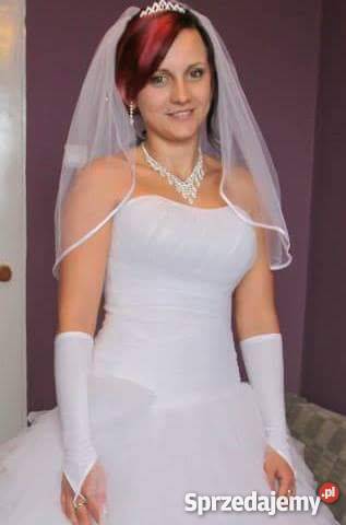 Suknia ślubna rozmiar SM sznurowana śląskie Czeladź