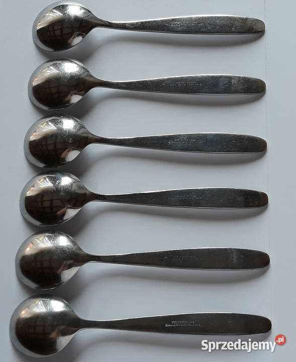 Łyżki do bulionu PASECZKI PASKI Gerlach sztućce śląskie Dąbrowa Górnicza