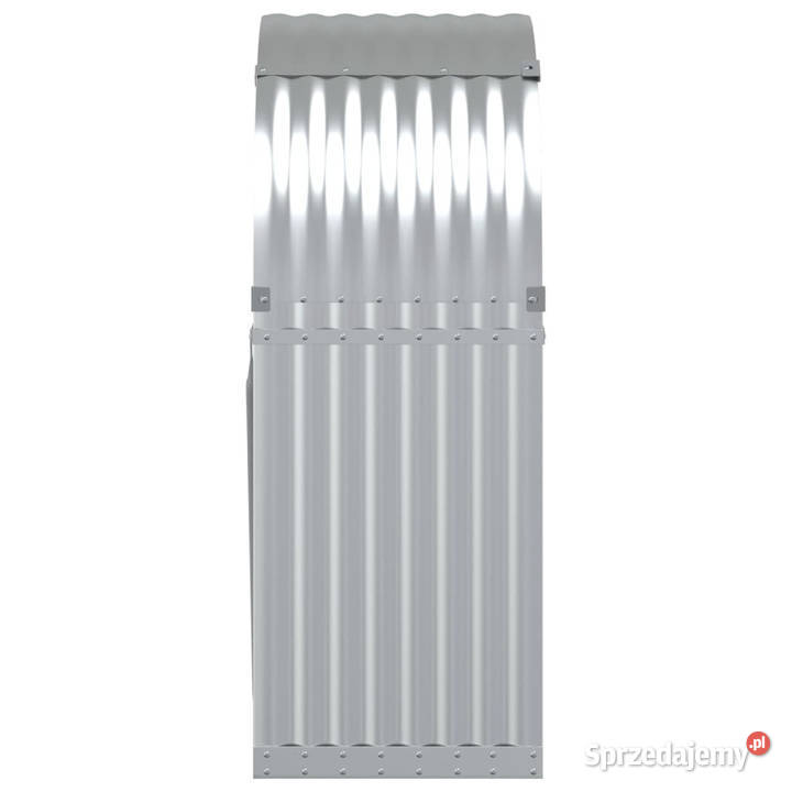 Stojak na drewno srebrny 80x45x120 stal Warszawa