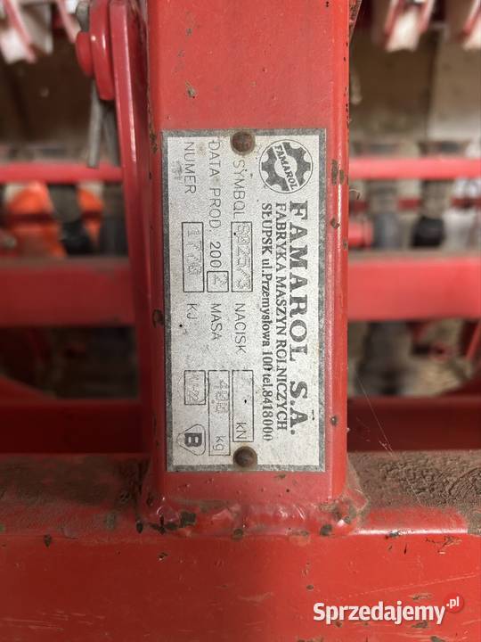 Siewnik Unia Famarol 3m Łuszczów-Kolonia