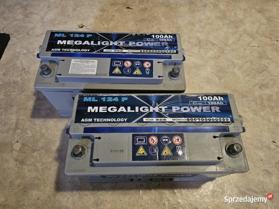 Akumulator AGM Megalight Power 100ah dolnośląskie sprzedam