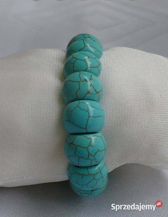 bransoletka z howlitu w kolorze turkusowym podlaskie Suwałki