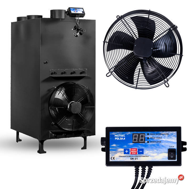 PIEC NADMUCHOWY PN4 3035 kW wentylator sterownik Kotły i Piece CO Szpetal Górny