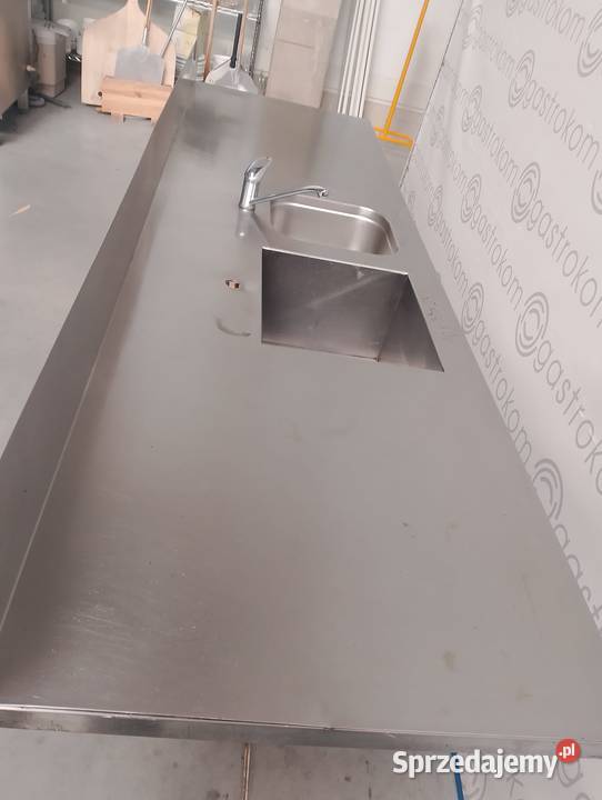 Stół ze zlewem i umywalką 2425x70x90 Wrocław