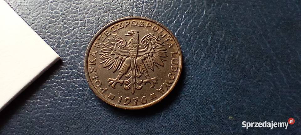 Stare monety 2 złote 1976 PRL Polska cudo Lesko