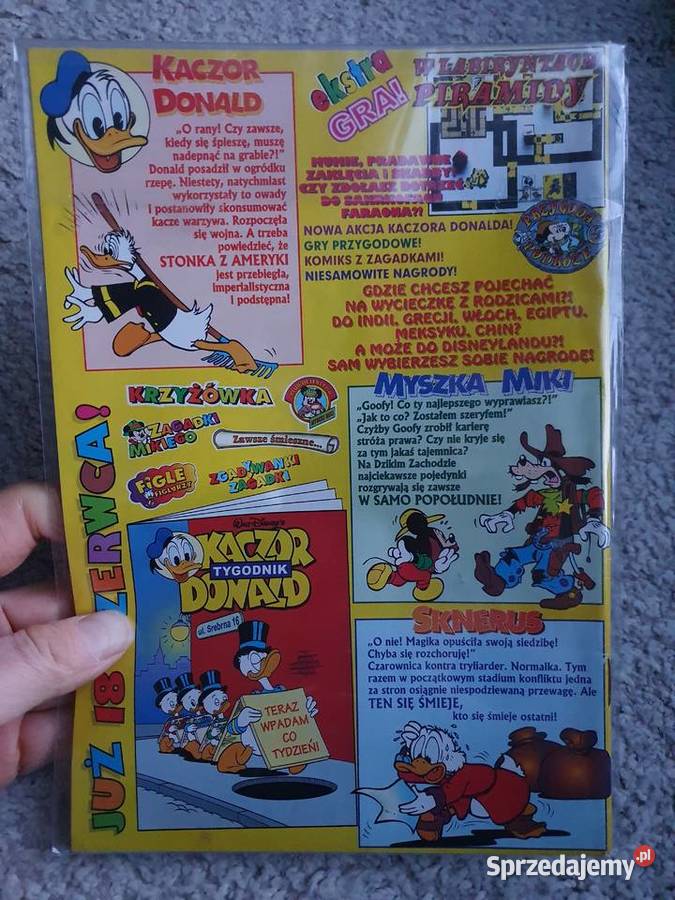 Kaczor Donald 12 1997 komiks pomorskie Gdynia