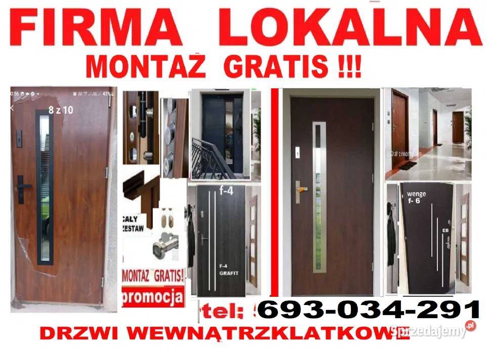 Drzwi zewnętrzne antywłamaniowe drewniane i