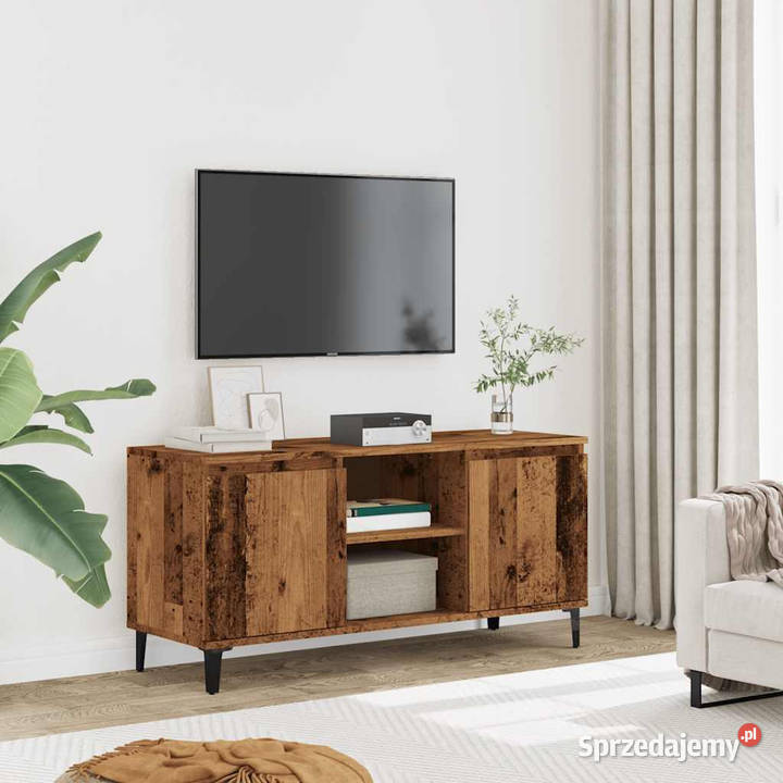 Szafka pod TV stare drewno 102x35x50 WM856430 Warszawa